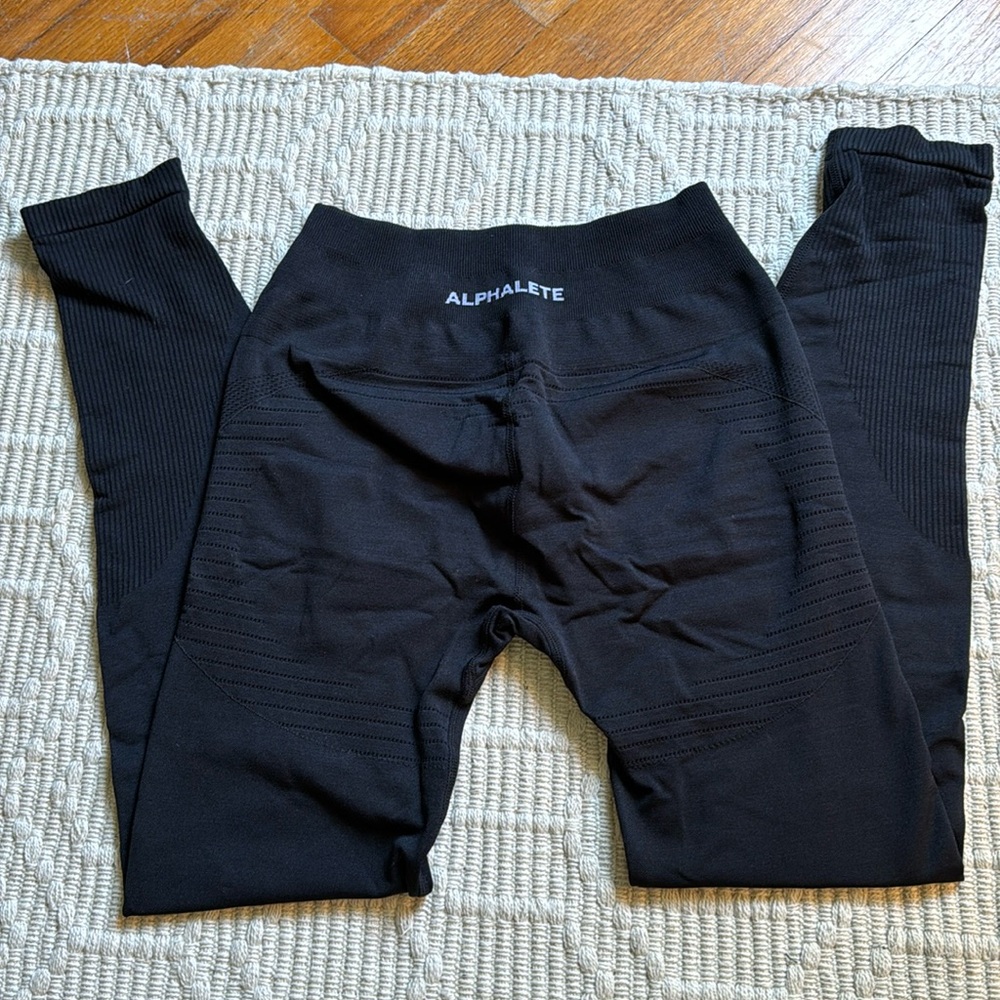 Alphalete Ozone Leggings Size S Black